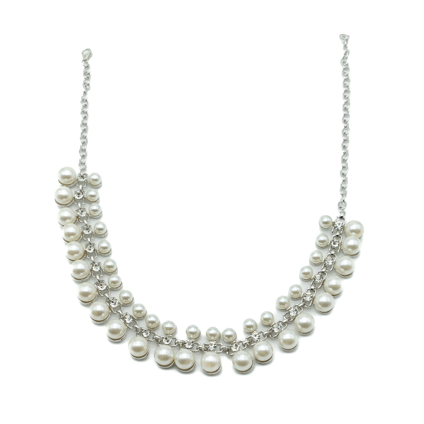 Pearl Necklace Set with Earing